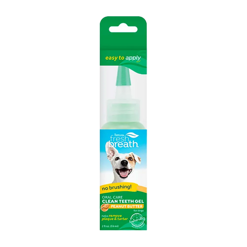 Tropiclean Clean Teeth Munnpleie Gel Peanøttsmør - 59 ml