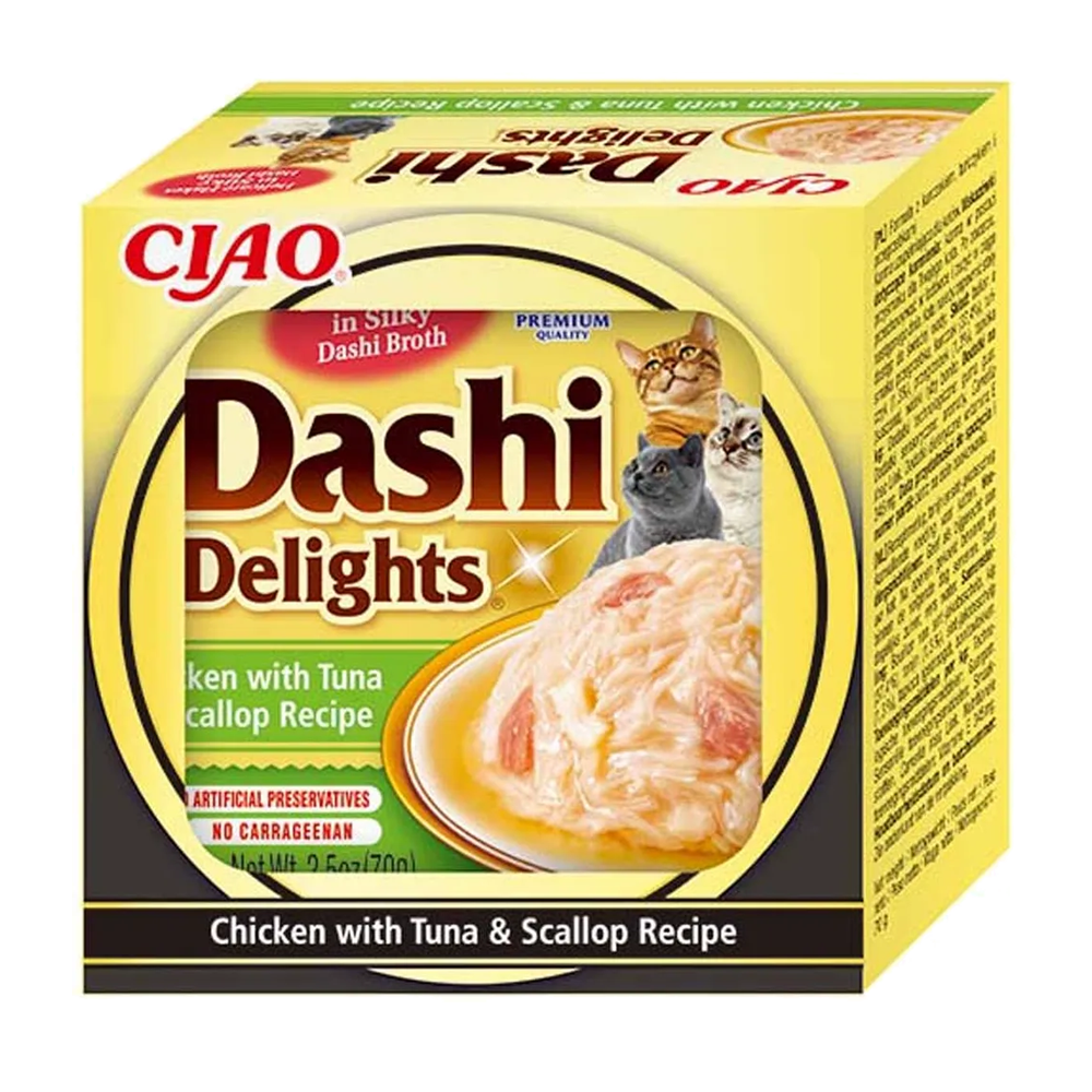 Dashi Delights Tunfisk/Kamskjell - 70 G