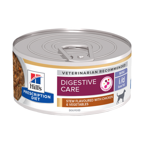 Prescription Diet Canine i/D Lavfett-gryterett med kylling og grønnsaker - 354 g
