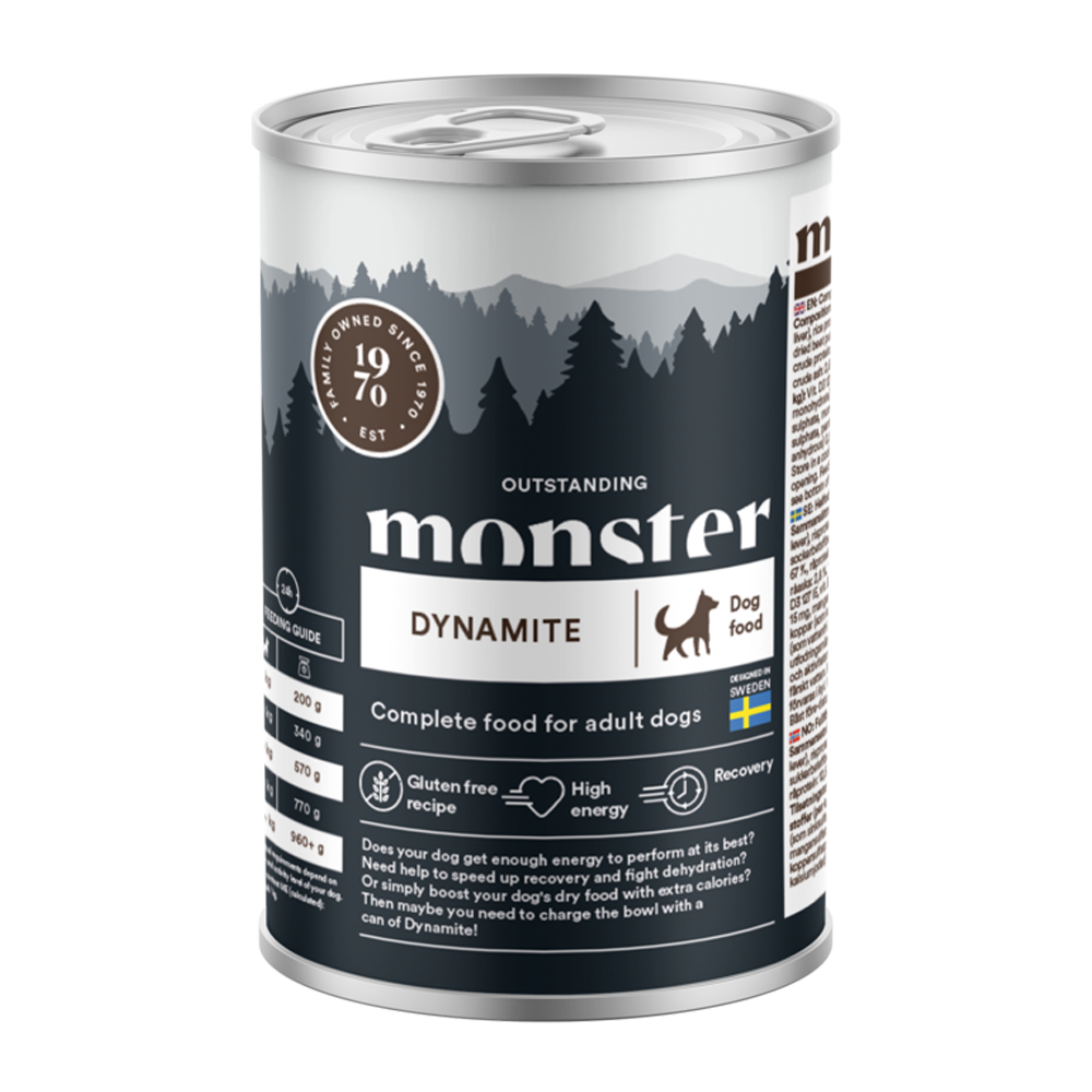 Monster Dog Dynamittboks - 400 g