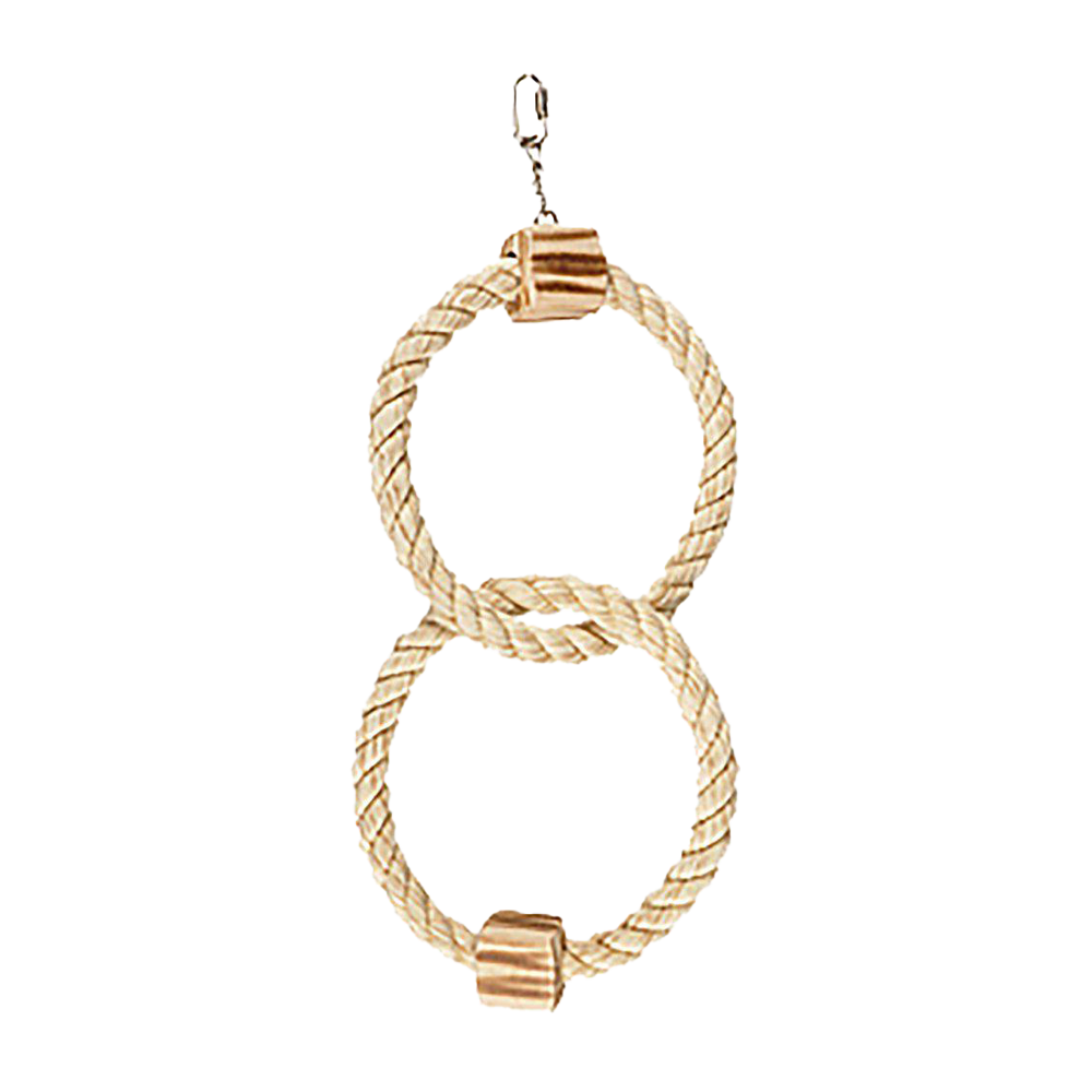 Fågelleksak 2 ringar - 18 CM | Endast 199 kr! - Zoogiganten