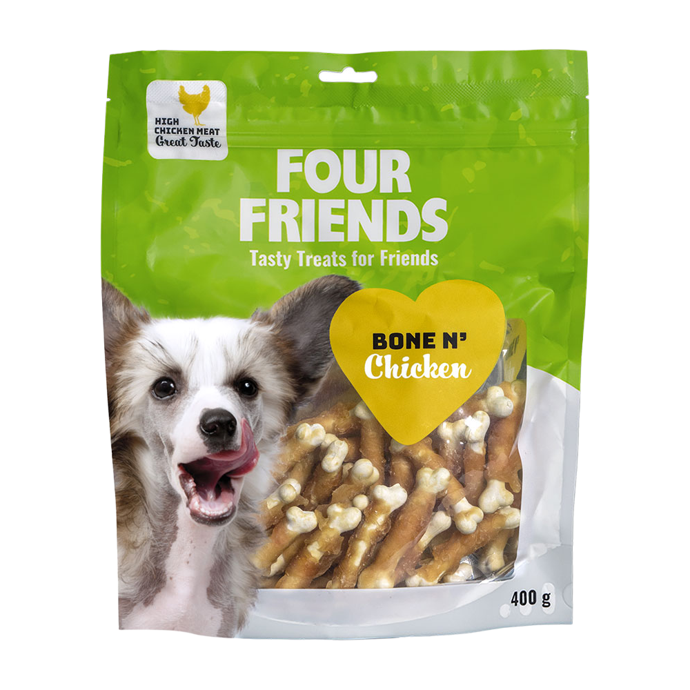 FourFriends kylling med bein - 400 g