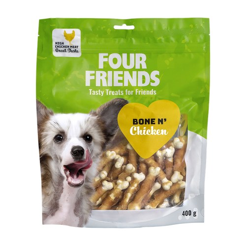 FourFriends kylling med bein - 400 g