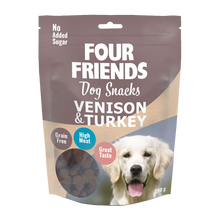FourFriends Hundesnacks Hjort og Kalkun - 200 G