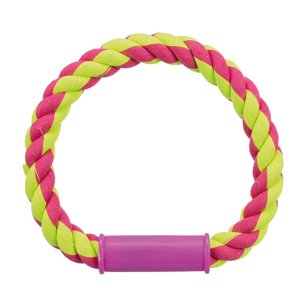 Tanntrådring Lime/Rosa - 30 CM