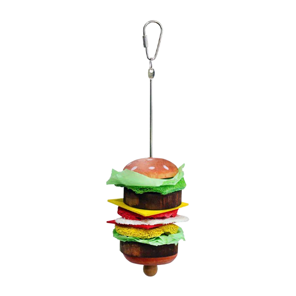 Gnagerleker hengende hamburger - 25 CM