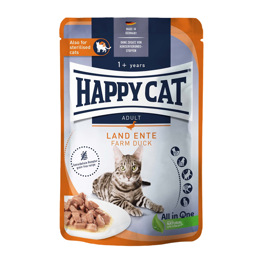 Happycat våt/sausand - 85 G