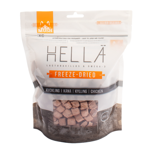 Mush Hellä Freeze - Tørket kylling - 250 G