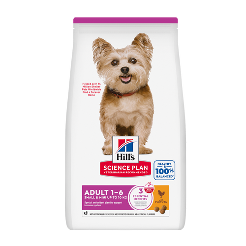 Science Plan Canine Adult Small &amp; Mini Kylling - 3 kg