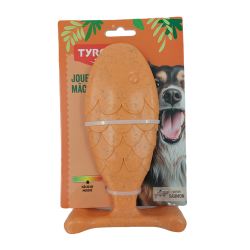 Hundetyggebit Laks Bambus Stor Tyrol - 18 CM