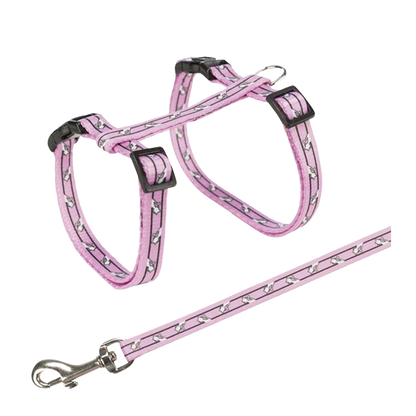 Kattesele + bånd 24 - 45 CM