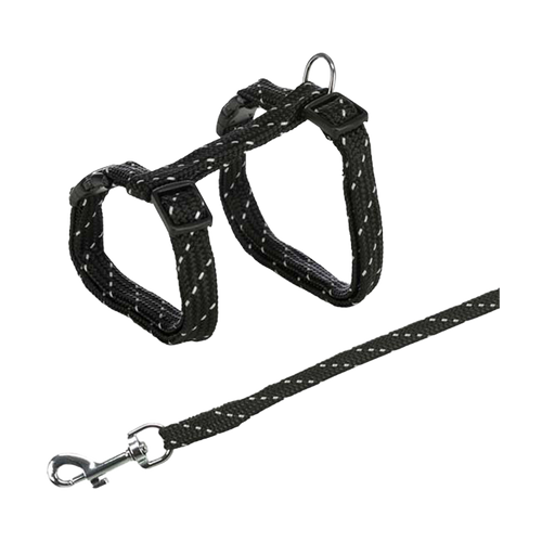 Kattesele + bånd 27 - 45 CM