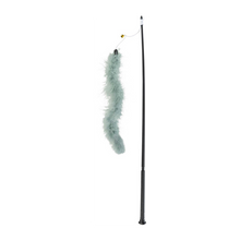 Kattevippestol XXL med fjærboa - 65 cm
