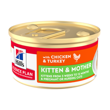 Science Plan Kitten&amp;mother Tender Mousse med kylling og tær - 24x85 g