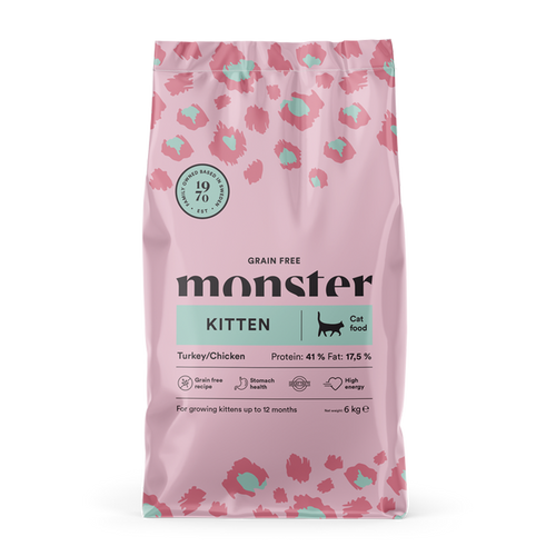 Monster Cat Gf Kitten Kalkun/Kylling
