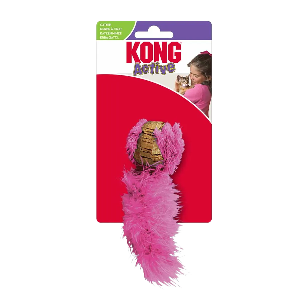 Kong Cat Active korkball - 15x6x4 cm