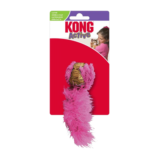 Kong Cat Active korkball - 15x6x4 cm