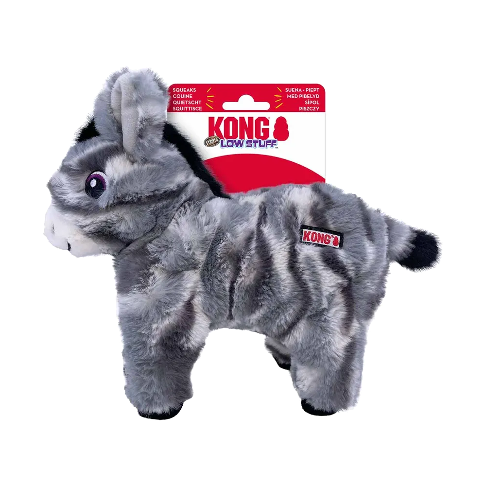 Kong Low Stuff Stripes Esel - 25x27x8,5 CM