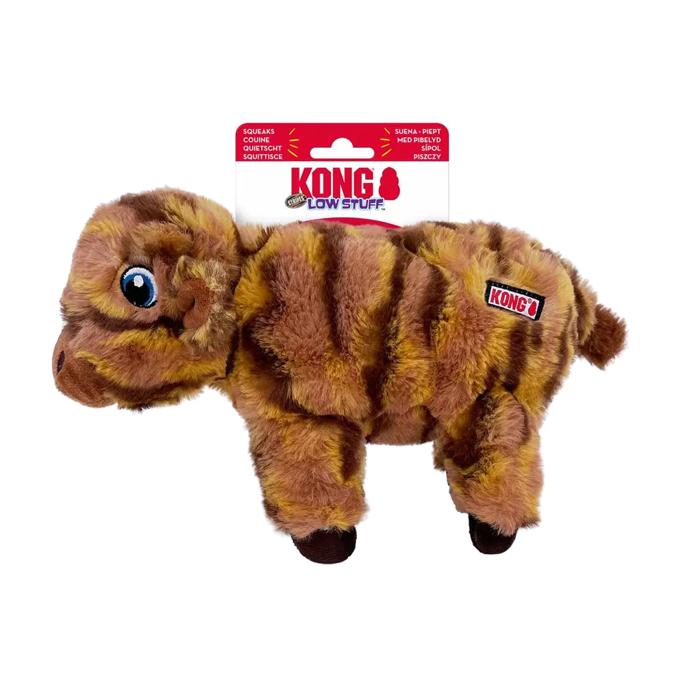 Kong Low Stuff Stripete Ku - 16,5x32x7,5 CM