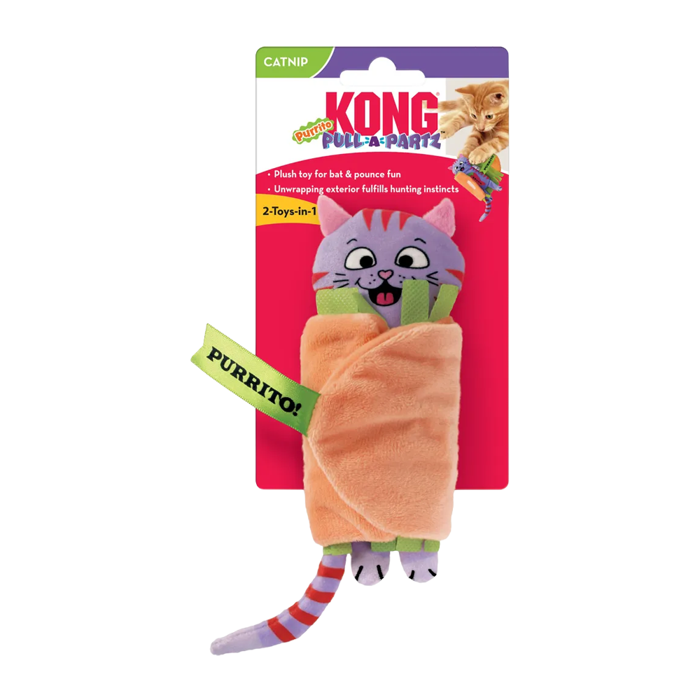 Kong Pull - A - Partz Purrito - 2,5x6x14 cm