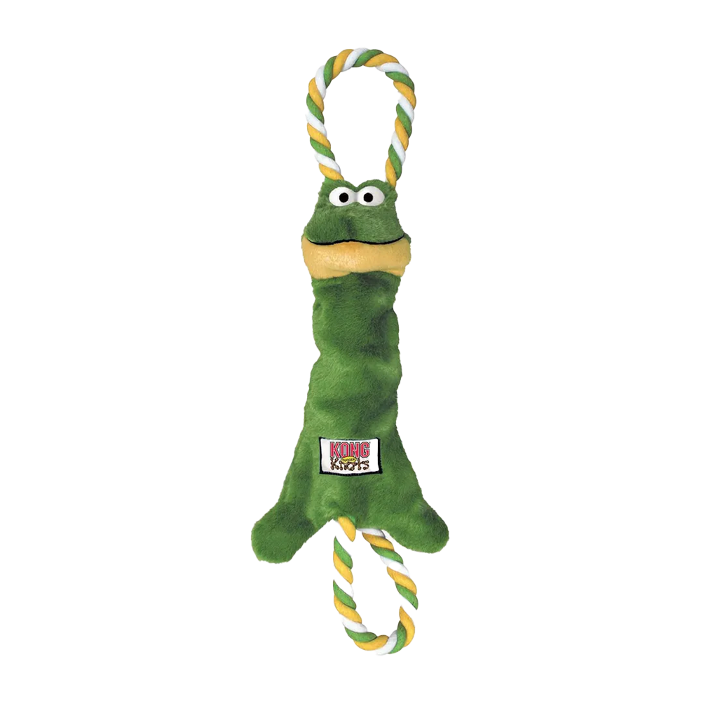 Kong Tugger Knots Frosk S/M - 39 CM