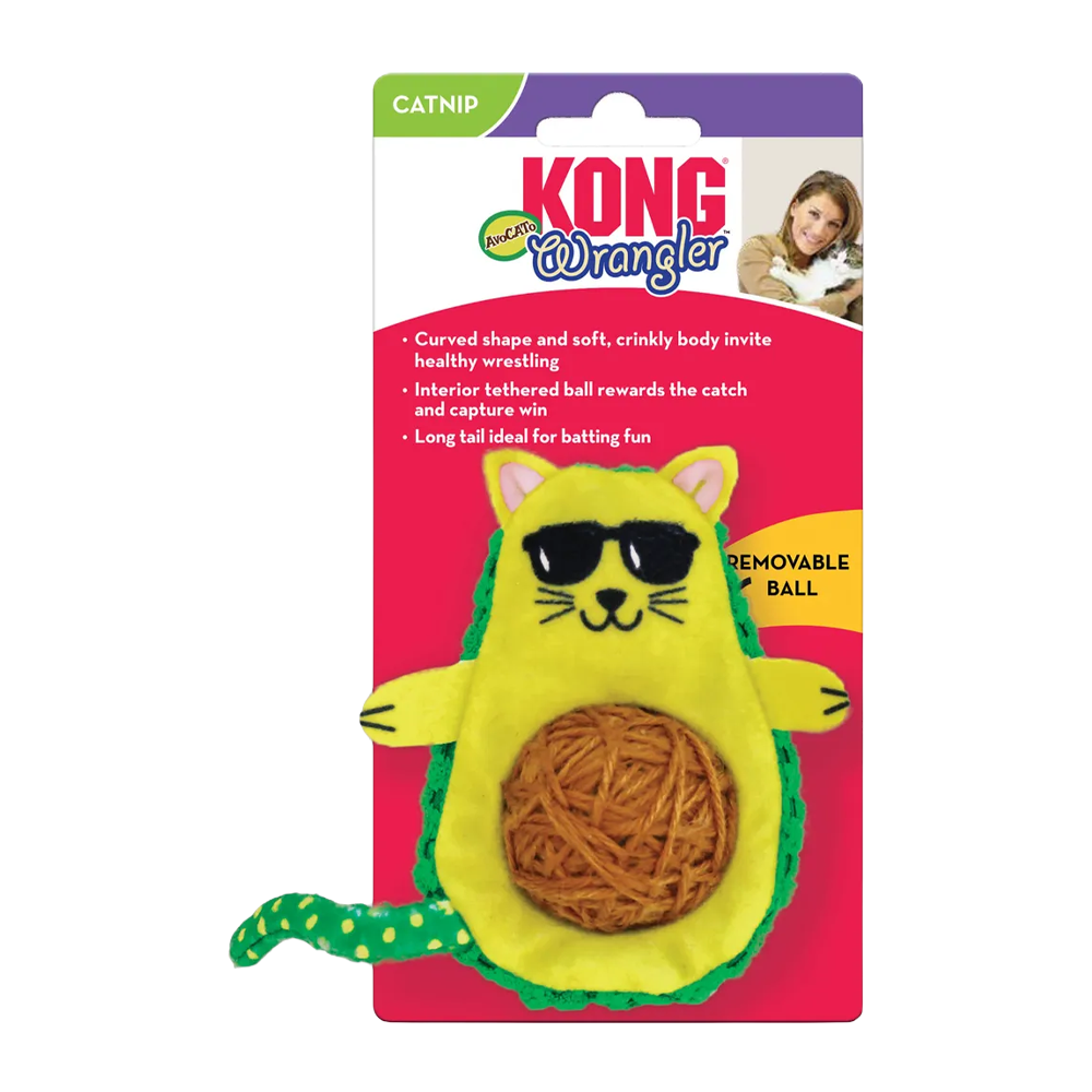 Kong Wrangler Avokado - 7,5x7,5x11,5 cm