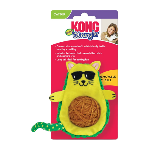Kong Wrangler Avokado - 7,5x7,5x11,5 cm