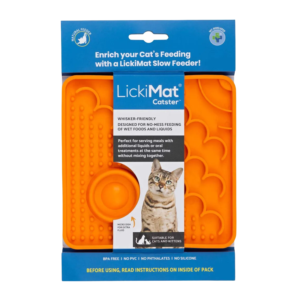 Slikkematte Catster Orange