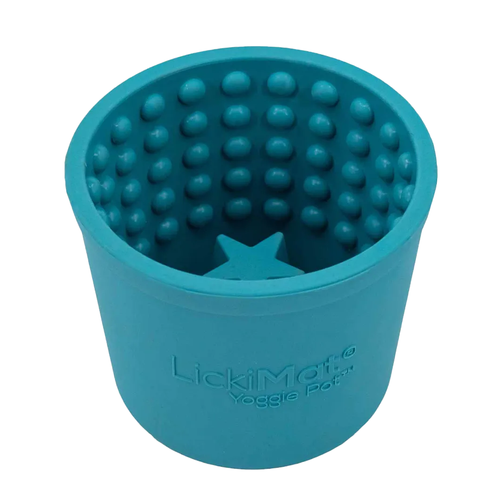 Hundeskål Lickimat Yoggie Pot - Lyseblå