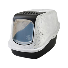 Nestor Marmor Grå - Svart