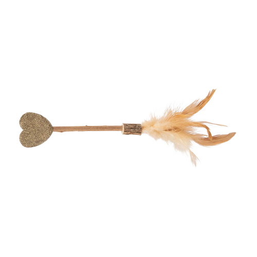 Matatabi-pinne med kattemyntehjerte - 23 CM