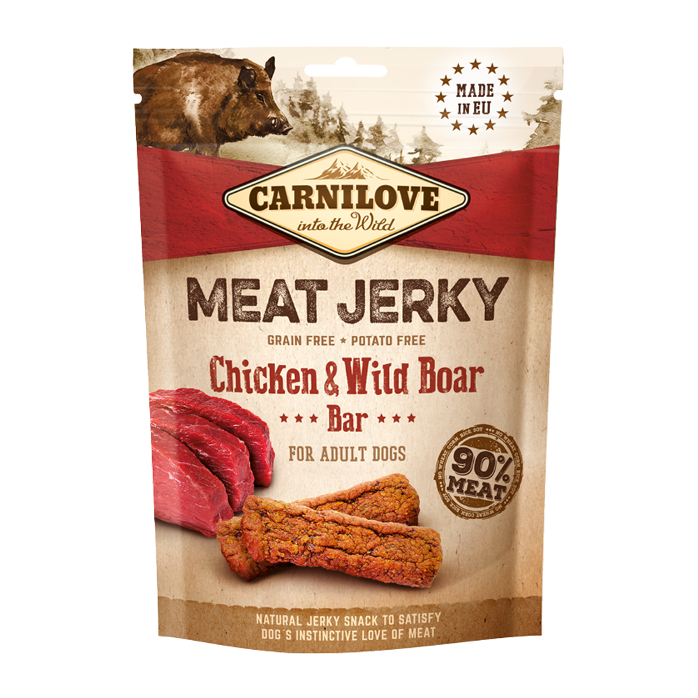 CL Jerky kylling- og villsvinbar 100 g