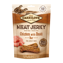 Carnilove Jerky Kylling- og Vaktelbar – 100 G