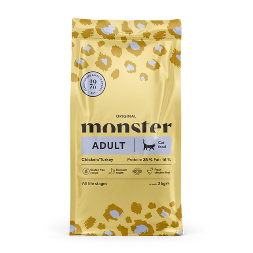 Monster Cat Orig. Adult Kylling/Kalkun