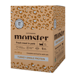 Monster Cat Pouches Voksen Kalkun 85 g (8-pakning)