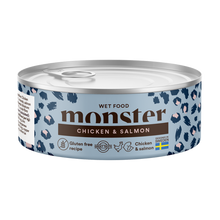 Monster Cat Ad Multi Kylling/Laks Krukke 100 g (12 stk./frp)