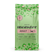 Monster Cat GF Voksen Kalkun/Kylling 2 kg