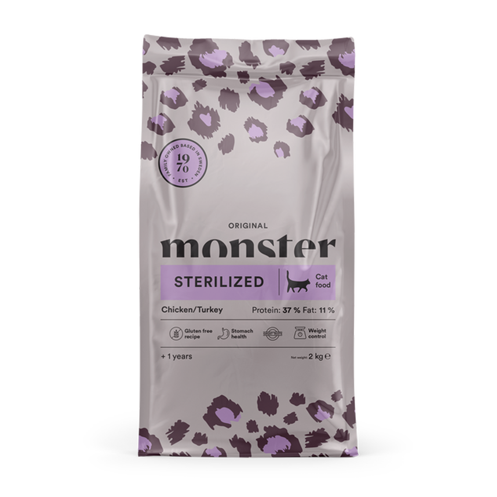 Monster Cat Orig. Sterilized Kylling/Kalkun