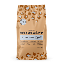 Monster Cat GF Sterilisert Kalkun/Kylling 2 kg