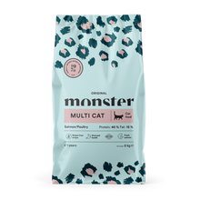 Monster Cat Original Multicat Laks/Fjærkre - 2 KG