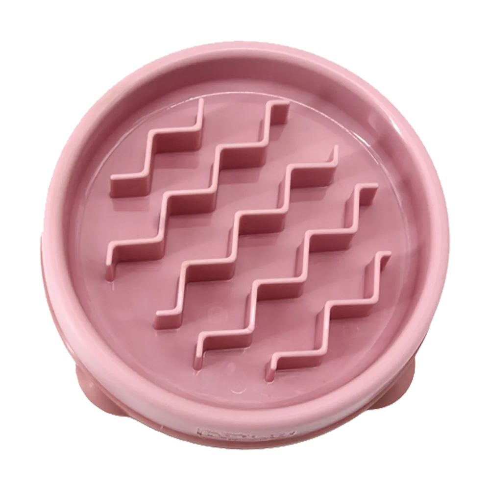 Oh Food Bowl Fun Feeder Slo - Skål Xs Rosa - 14x3 CM