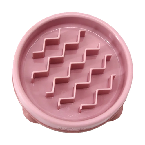 Oh Food Bowl Fun Feeder Slo - Skål Xs Rosa - 14x3 CM
