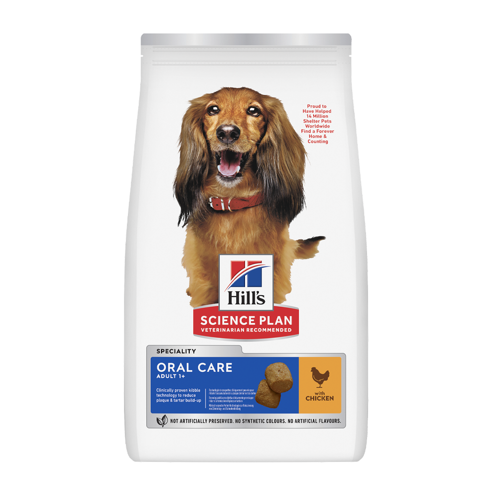 Science Plan Canine Adult Oral Care Medium Kylling - 2 kg