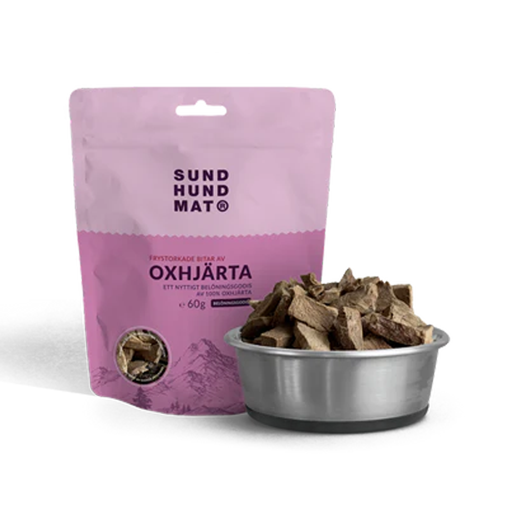 Frysetørket oksehjerte - 60 g