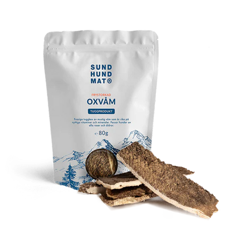 Frysetørket okseinnmat - 80 g