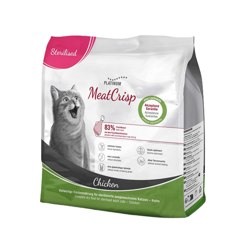 Platinum Cat Meatcrisp Sterilisert Kylling - 0,4 KG