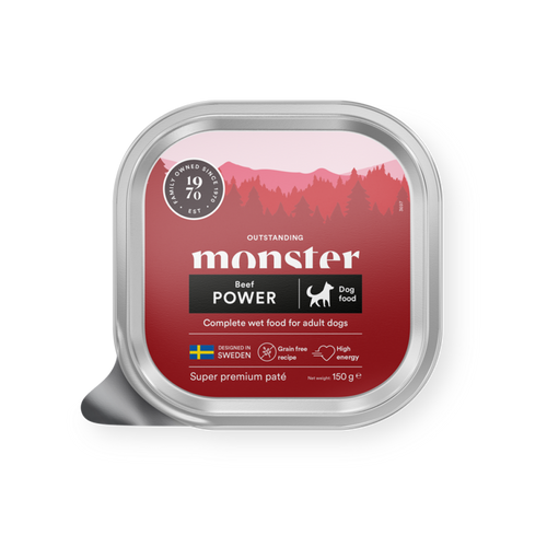 Monster Dog Power Kyllingpatébrett - 150 g