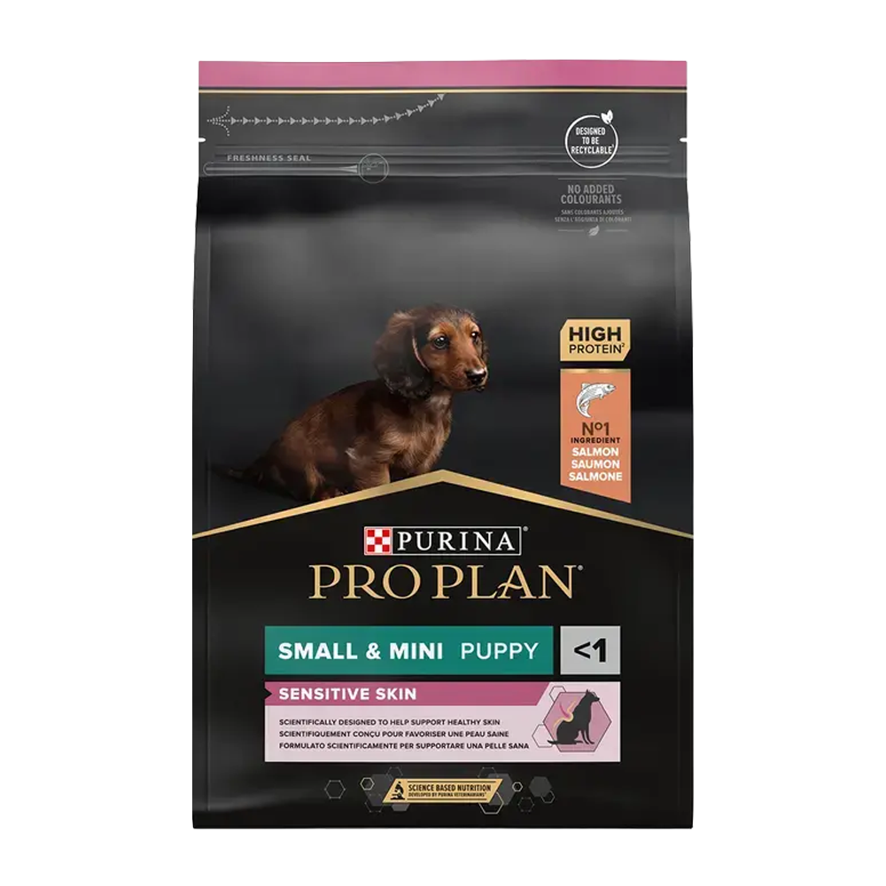 Pro Plan Small & Mini Puppy Sensitive Skin - 3 KG