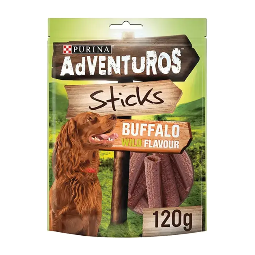 ADVENTUROS Sticks for små hunder Buffalo 90g