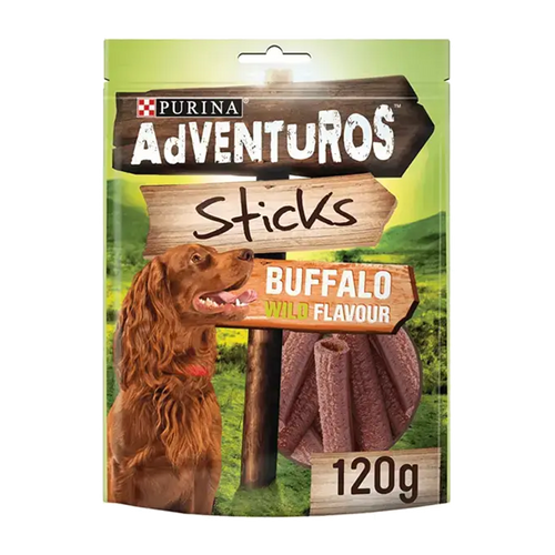 ADVENTUROS Sticks for små hunder Buffalo 90g
